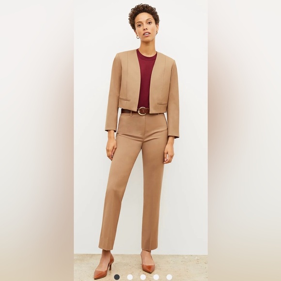 MM LaFleur Smith Pants Wool Twill in Camel Size 2 - Picture 1 of 5